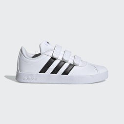 Adidas VL Court 2.0 Gyerek Utcai Cipő - Fehér [D97505]